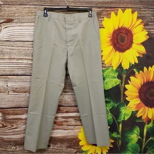 Levi's menswear action slacks Size:36/31" sage flat front Pre-owned